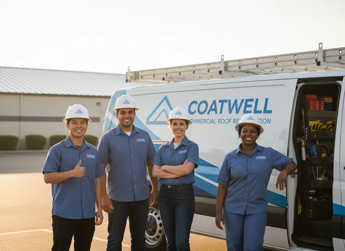 Commercial roof coating company in Fairbank, PA